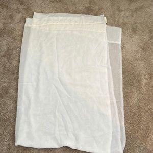 Off white sheer 2 set of curtains from JC PENNEY